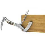 Laguiole en Aubrac Sommelier Corkscrew Reindeer Horn Handle