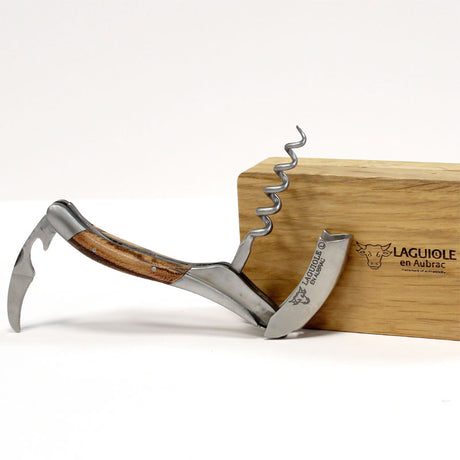 Laguiole en Aubrac Sommelier Corkscrew Zebrano Wood Handle