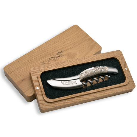 Laguiole en Aubrac Sommelier Corkscrew Oyster Shell Handle