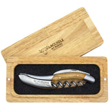 Laguiole en Aubrac Sommelier Corkscrew Oak Barrel Handle