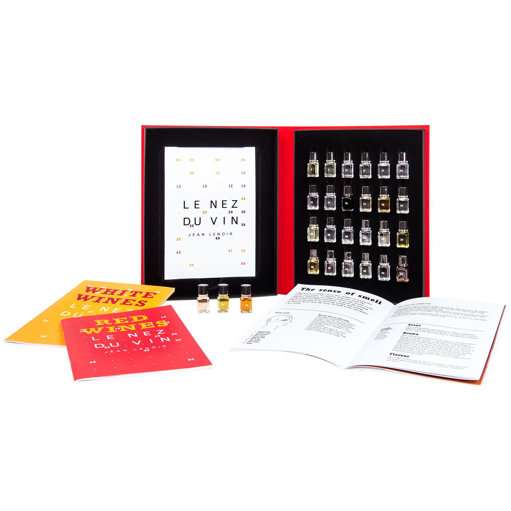 Le Nez Du Vin - Duo Set 24 Aromas - Wine Aroma Kit, Wine Education