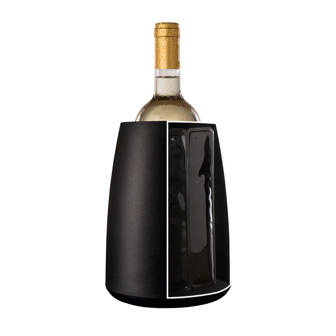Vacu Vin Rapid Ice Elegant Active Wine Cooler - Black