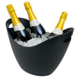 Wineware 8l Plastic Wine Champagne Cooler Bucket Black