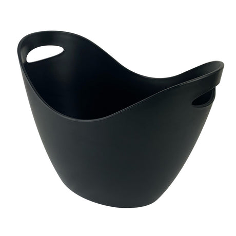 Wineware 8L Plastic Wine & Champagne Cooler/Bucket - Black