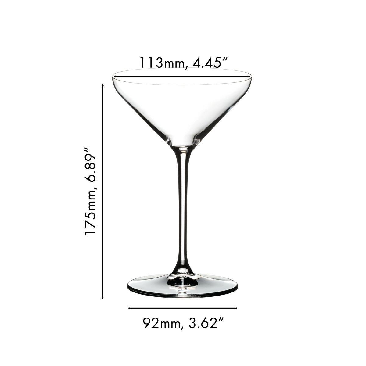 Riedel Extreme Martini / Cocktail Glass - Set of 2 - 4441/17