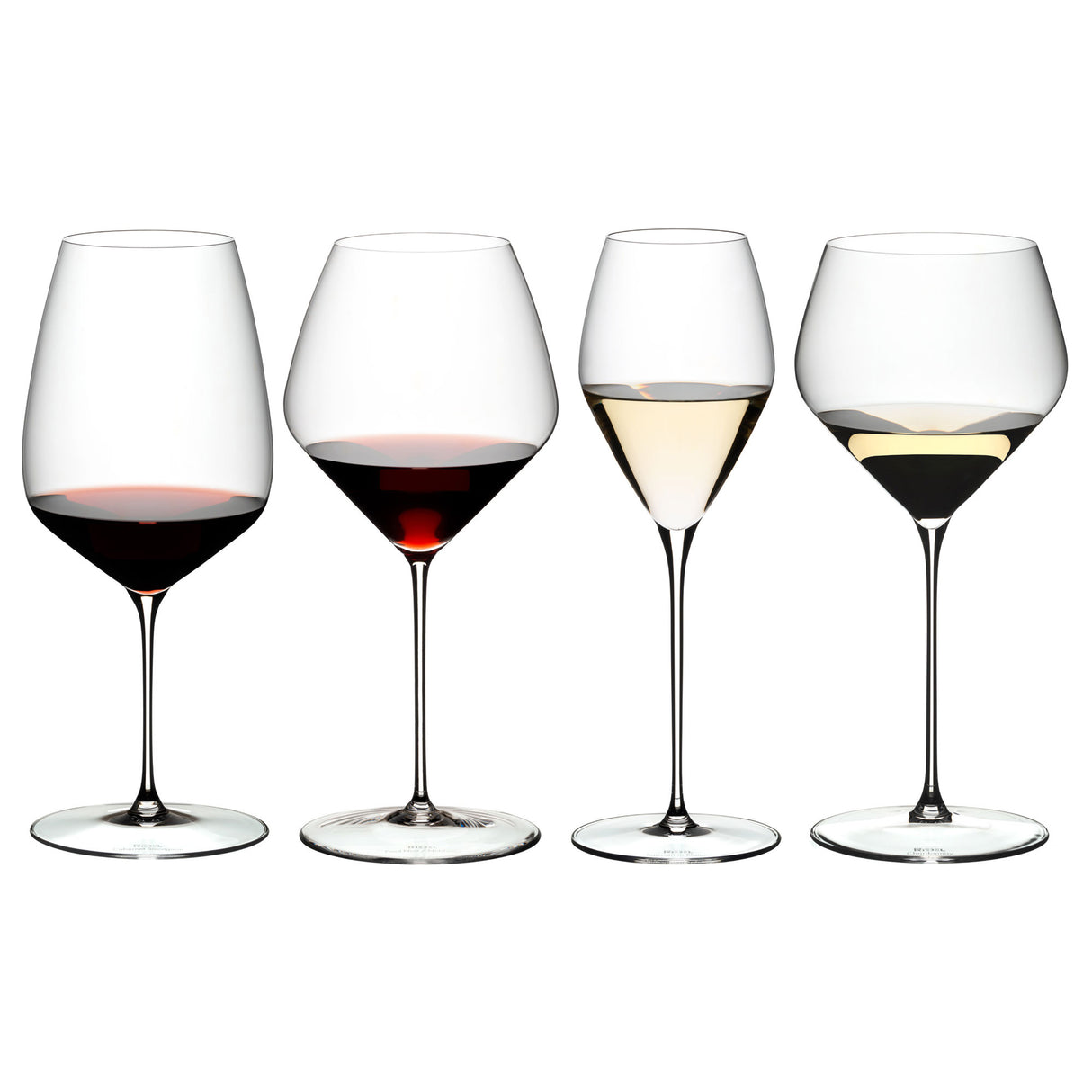 Riedel Veloce Tasting Set - 4 Glasses (1x Cab, Pinot, Sauv Blanc & Chard)
