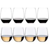 Riedel O Range Stemless Cabernet & Viognier Glasses - 8 Glass Set - 5414/50