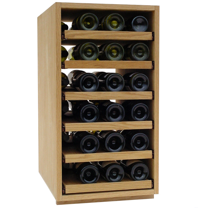 Showcase Wooden Wine Bottle Display - 120 Bottles