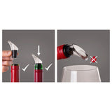 Vacu Vin Wine Pourer / Server - Clear - Set of 2