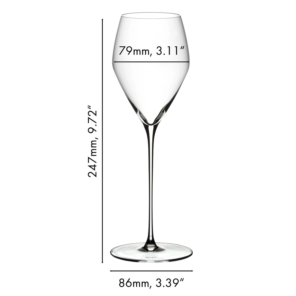 Riedel Veloce Champagne/Sparkling Wine Glass - Set of 2 - 6330/28