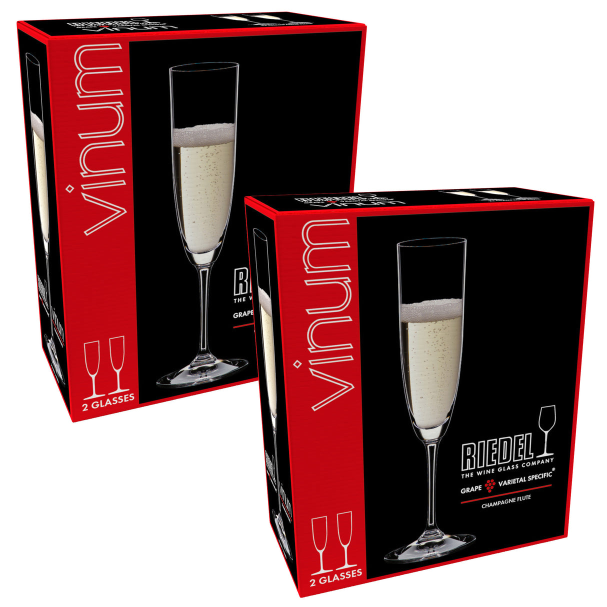 Riedel Vinum Champagne Glasses / Flute - Pay 3 Get 4