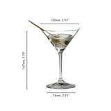 Riedel Vinum Cocktail / Martini Glass - Set of 2 - 6416/77