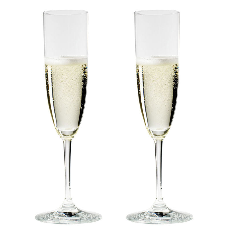 Riedel Vinum Champagne Glasses / Flute - Set of 2 - 6416/8