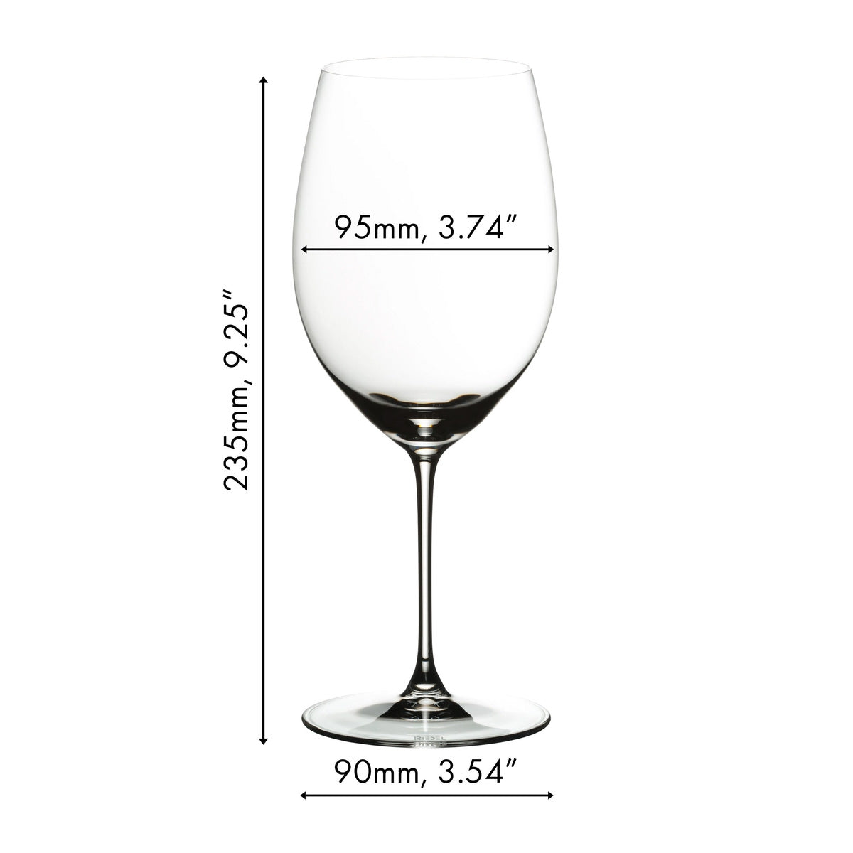 Riedel Restaurant Veritas Cabernet / Merlot Red Wine Glass 625ml - 0449/0 - Set of 6