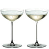 Riedel Veritas Champagne Coupe / Saucer / Cocktail / Martini Glass - Set of 2 - 6449/09