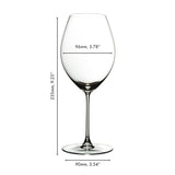 Riedel Restaurant Veritas Old World Shiraz Red Wine Glass 625ml - 0449/41 - Set of 6