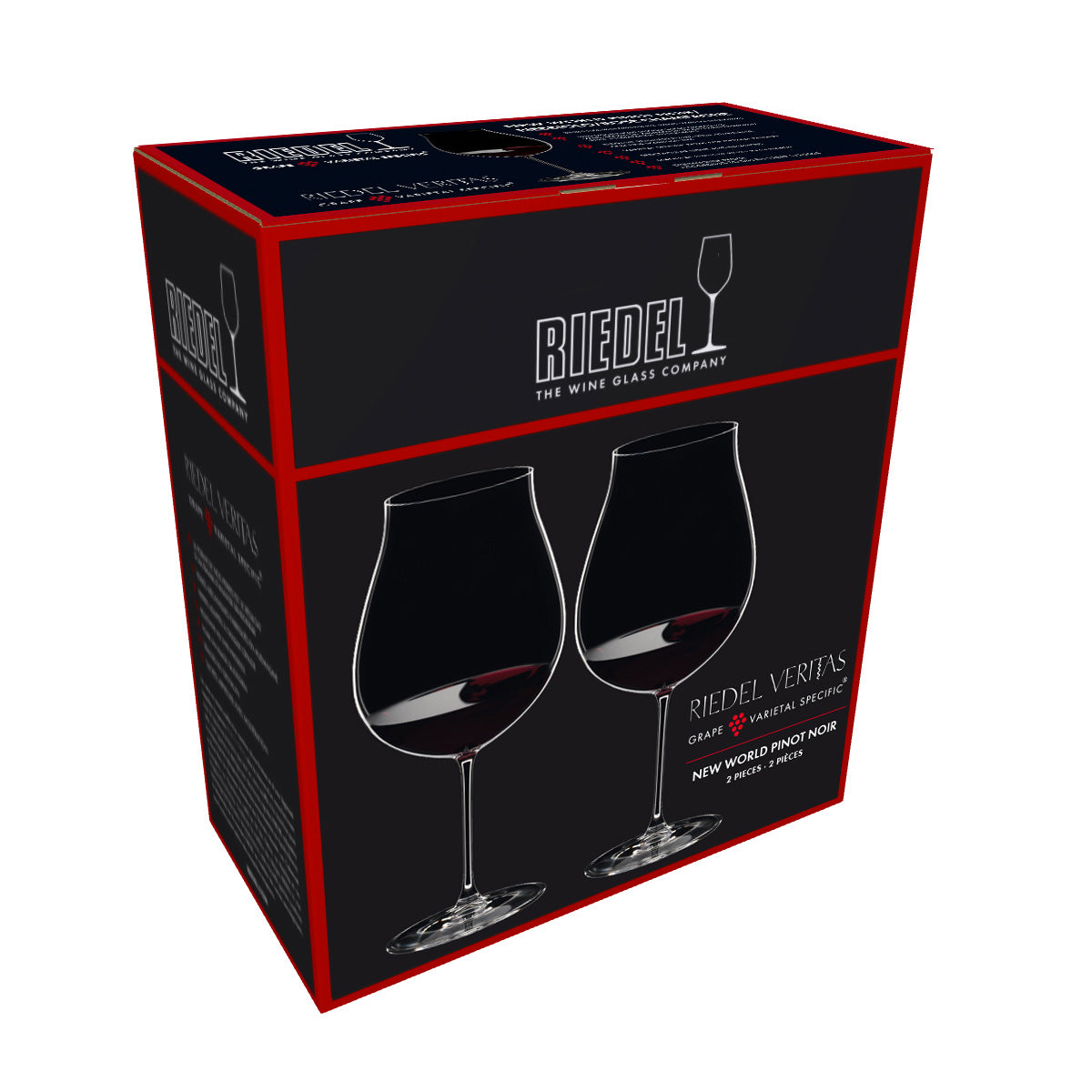 Riedel Veritas New World Pinot Noir / Nebbiolo / Rosé Champagne Glass - Set of 2 - 6449/67