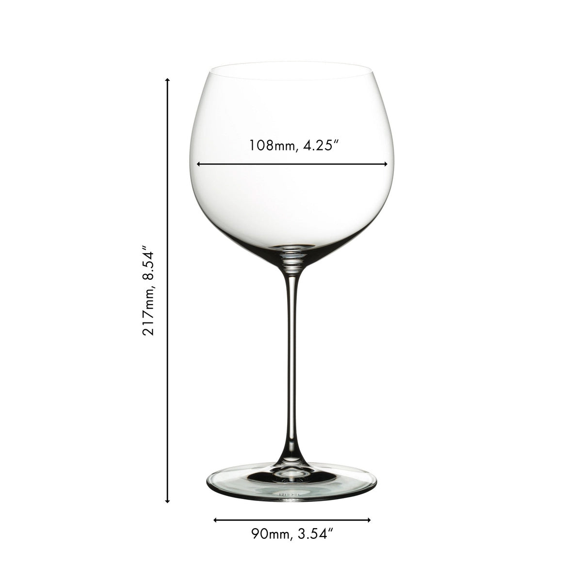 Riedel Restaurant Veritas Oaked Chardonnay White Wine Glass 620ml - 0449/97 - Set of 6