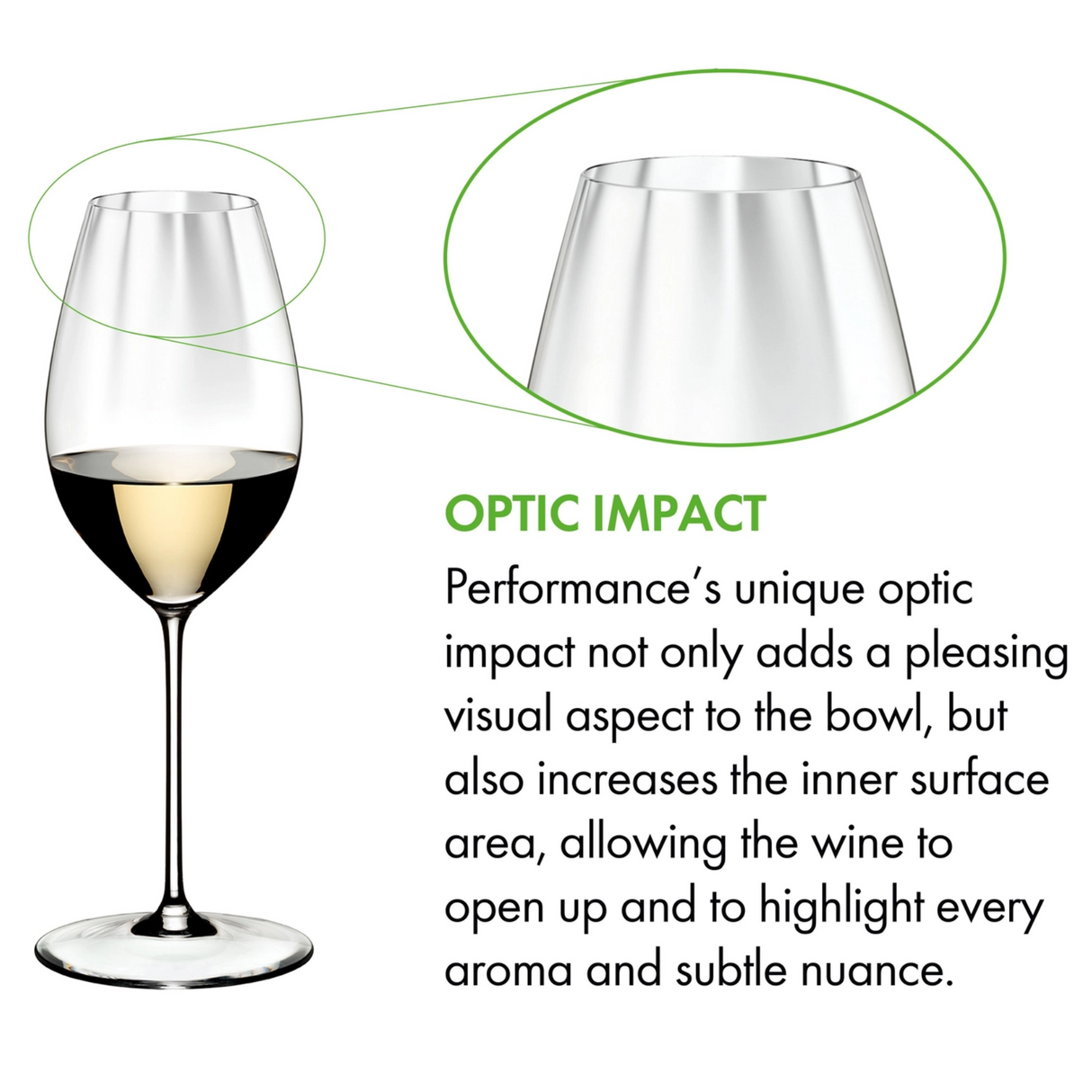 Riedel Restaurant Performance - Sauvignon Blanc White Wine Glass 440ml - 0884/33 - Set of 6