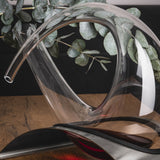 Eisch Glas Crystal Duck Wine Decanter 750ml with S/Steel Base