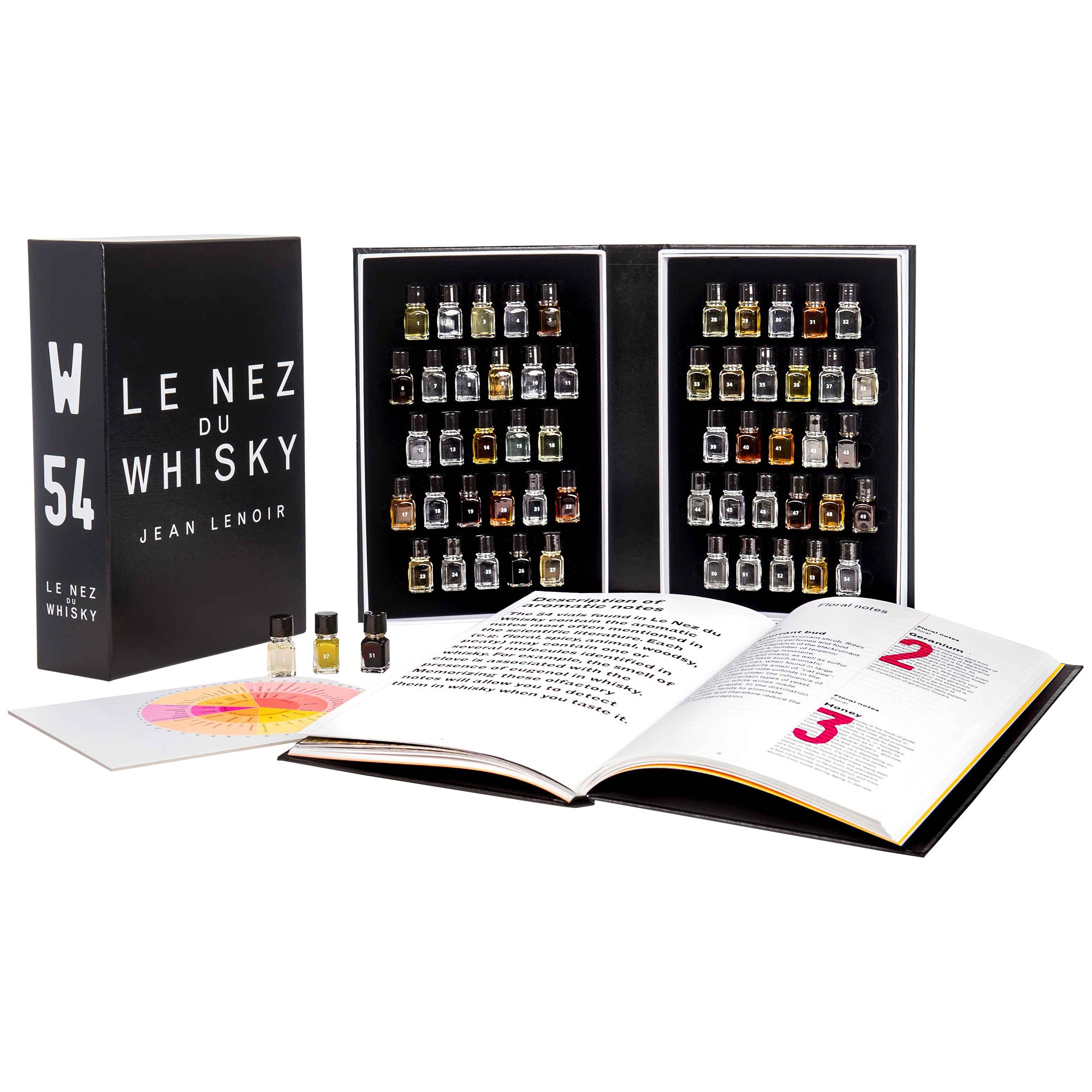 Le Nez Du Whisky - 54 Aromas - Whisky Aroma Kit, Whisky Education
