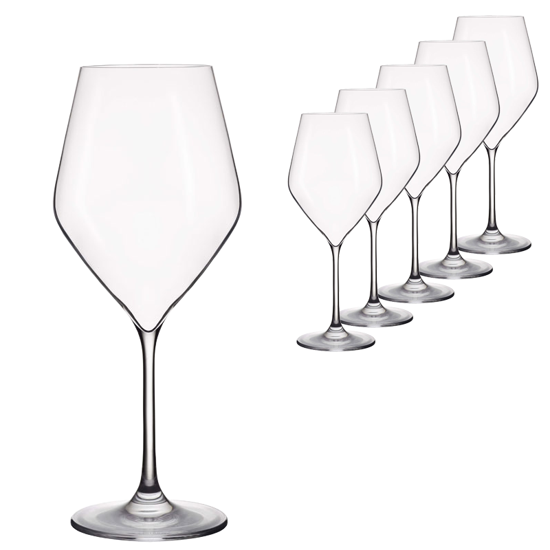 Lehmann Glass 6 Absolus Black wijnglazen 46 cl, Absolus-collectie, blinde proeverij Lehmann Glass 6 Absolus Black wijnglazen 46 cl, Absolus-collectie, blinde proeverij