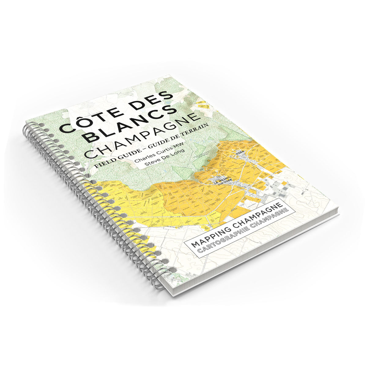 De Long’s Wine Map of Côte des Blancs Champagne - Wine Regions