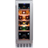 Dunavox Flow 19 Bottle Single Temperature Built-In Undercounter Wine Cabinet - Stainless Steel DAUF-19.58SS