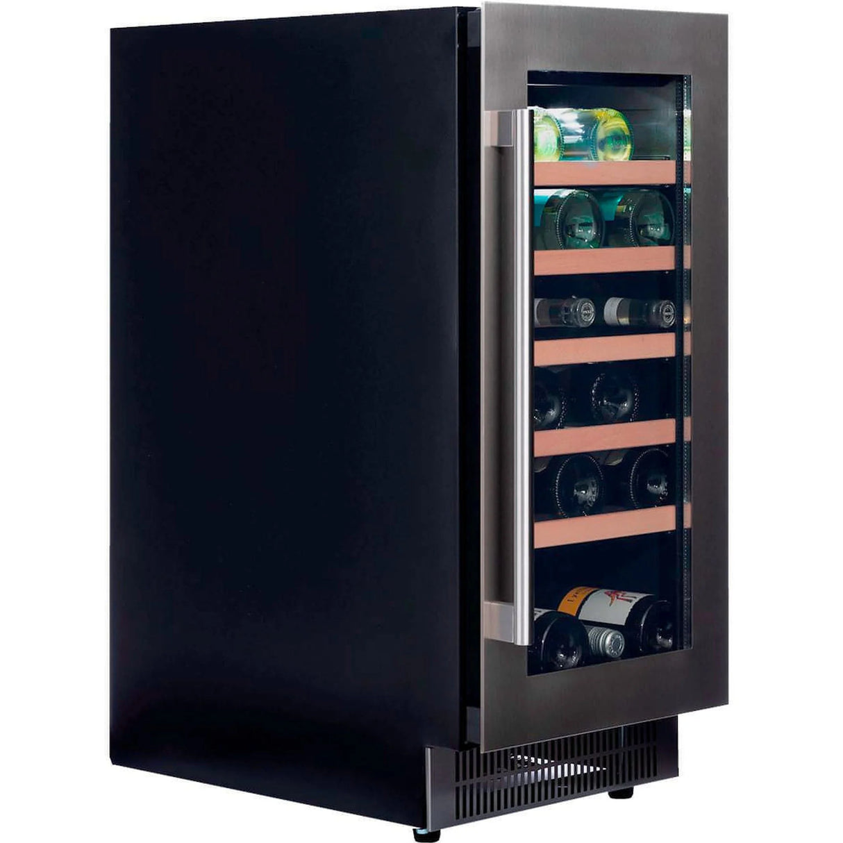 Dunavox Flow 32 Bottle Single Temperature Built-In Undercounter Wine Cabinet - Stainless Steel DAUF-32.83SS