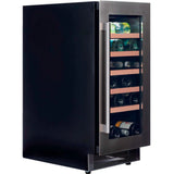 Dunavox Flow 32 Bottle Single Temperature Built-In Undercounter Wine Cabinet - Stainless Steel DAUF-32.83SS