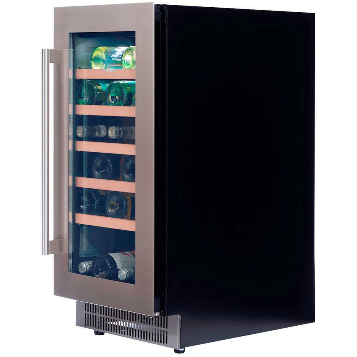 Dunavox Flow 32 Bottle Single Temperature Built-In Undercounter Wine Cabinet - Stainless Steel DAUF-32.83SS