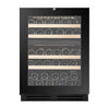 Dunavox Flow 39 Bottle 2-Temperature Undercounter Wine Cabinet - Black DAUF-39.119DB.TO