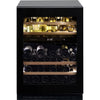 Dunavox Flow 45 Bottle 2-Temperature Built-In Undercounter Wine Cabinet - Black DAUF-45.125DB.TO