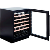 Dunavox Flow 46 Bottle Single Temperature Built-In Undercounter Wine Cabinet - Black DAUF-46.138B