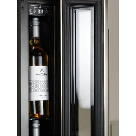 Dunavox Flow 9 Bottle Single Temperature Built-In Undercounter Wine Cabinet - Stainless Steel DAUF-9.22SS
