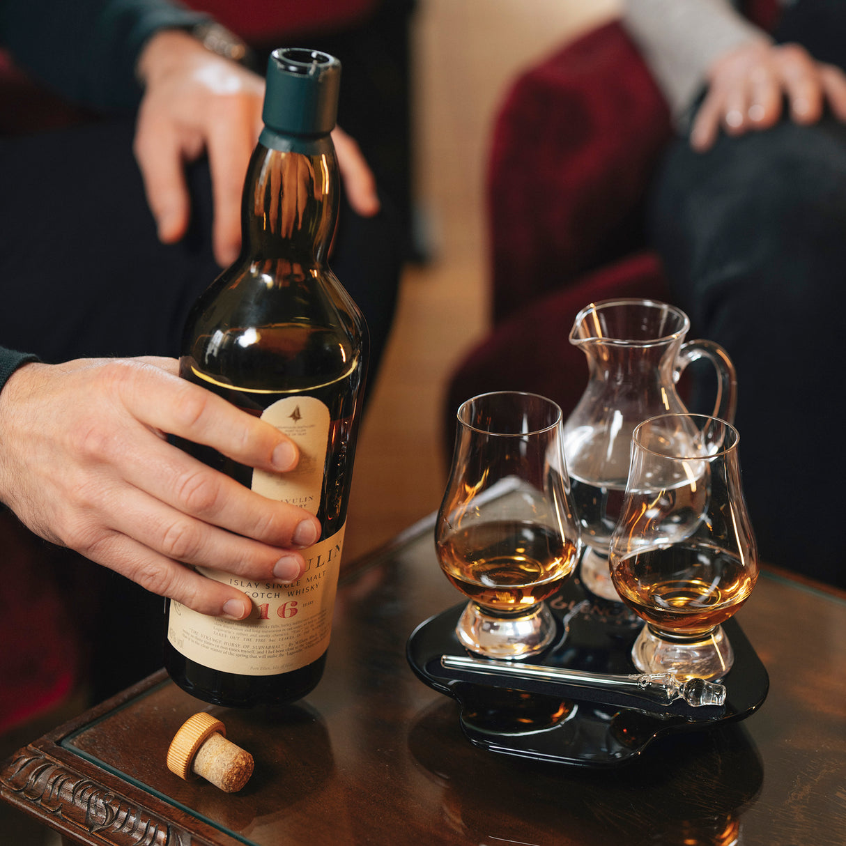 The Glencairn Official Whisky Glass, Whisky Jug and Pipette Flight Tray - 2 Glasses, 1 Jug & 1 Pipette