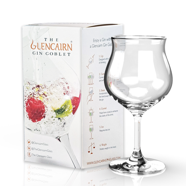The Glencairn Gin Goblet Glass (Printed Gift Box), Glassware; UK