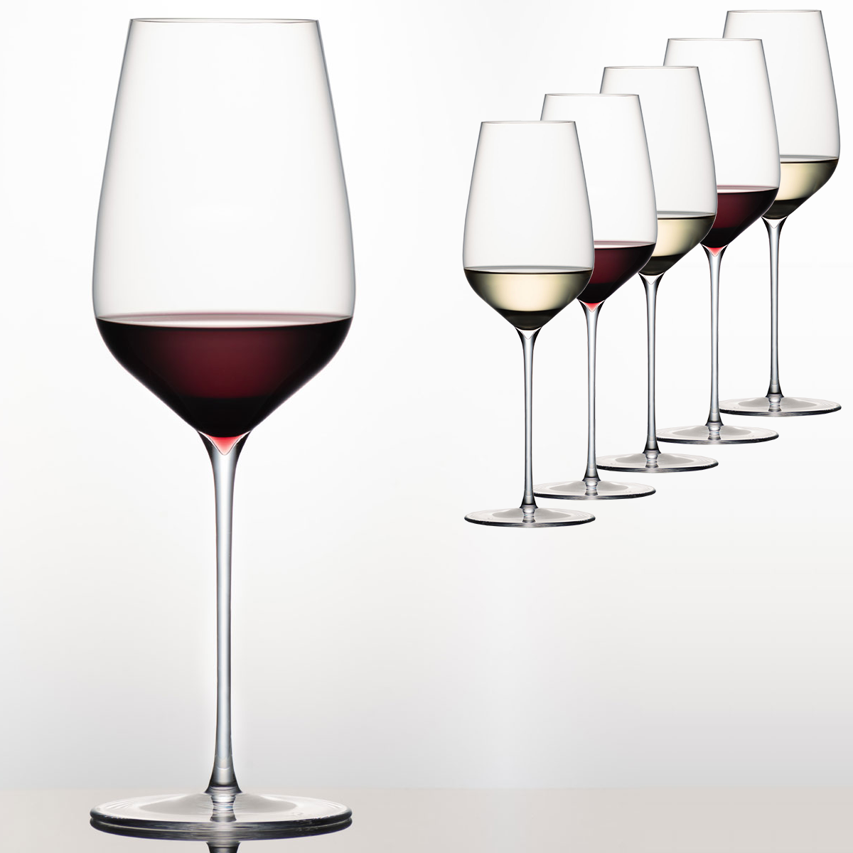 Sydonios Racine Collection - l’Universel Red, White & Champagne Wine Glass - Set of 6