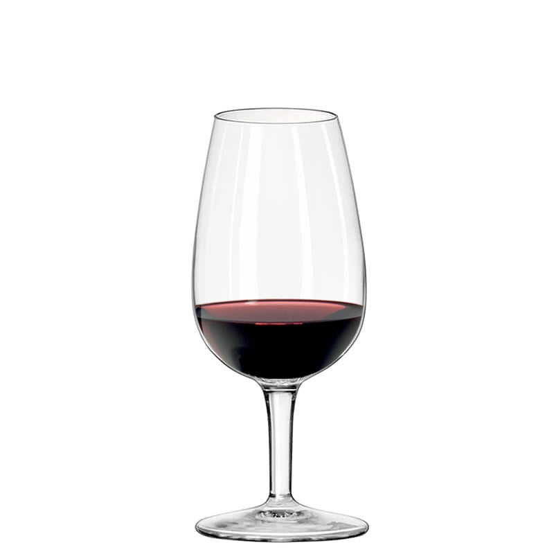 The Luigi Bormioli ISO Type Wine Tasting Glasses 21.5cl (set of 6) are clear, long-stemmed glasses by Luigi Bormioli—ideal for professional wine tasting or education sessions.