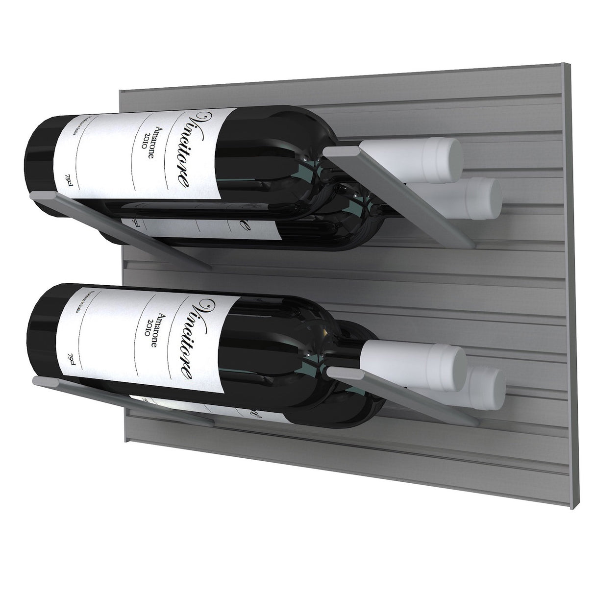 STACT Pro L-Type Wall Mounted Wine Rack - Set of 4