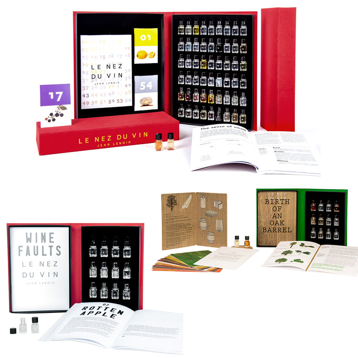 Le Nez Du Vin - Ultimate Sommelier Wine Aroma Set, Wine Education