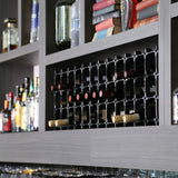 NOOK 50/60 Bottle Self-Assembly Wine Rack - Black