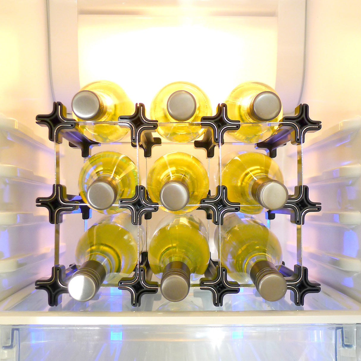 NOOK 50/60 Bottle Self-Assembly Wine Rack - Black