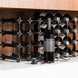 NOOK 50/60 Bottle Self-Assembly Wine Rack - Black