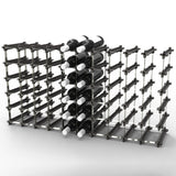 NOOK 50/60 Bottle Self-Assembly Wine Rack - Black