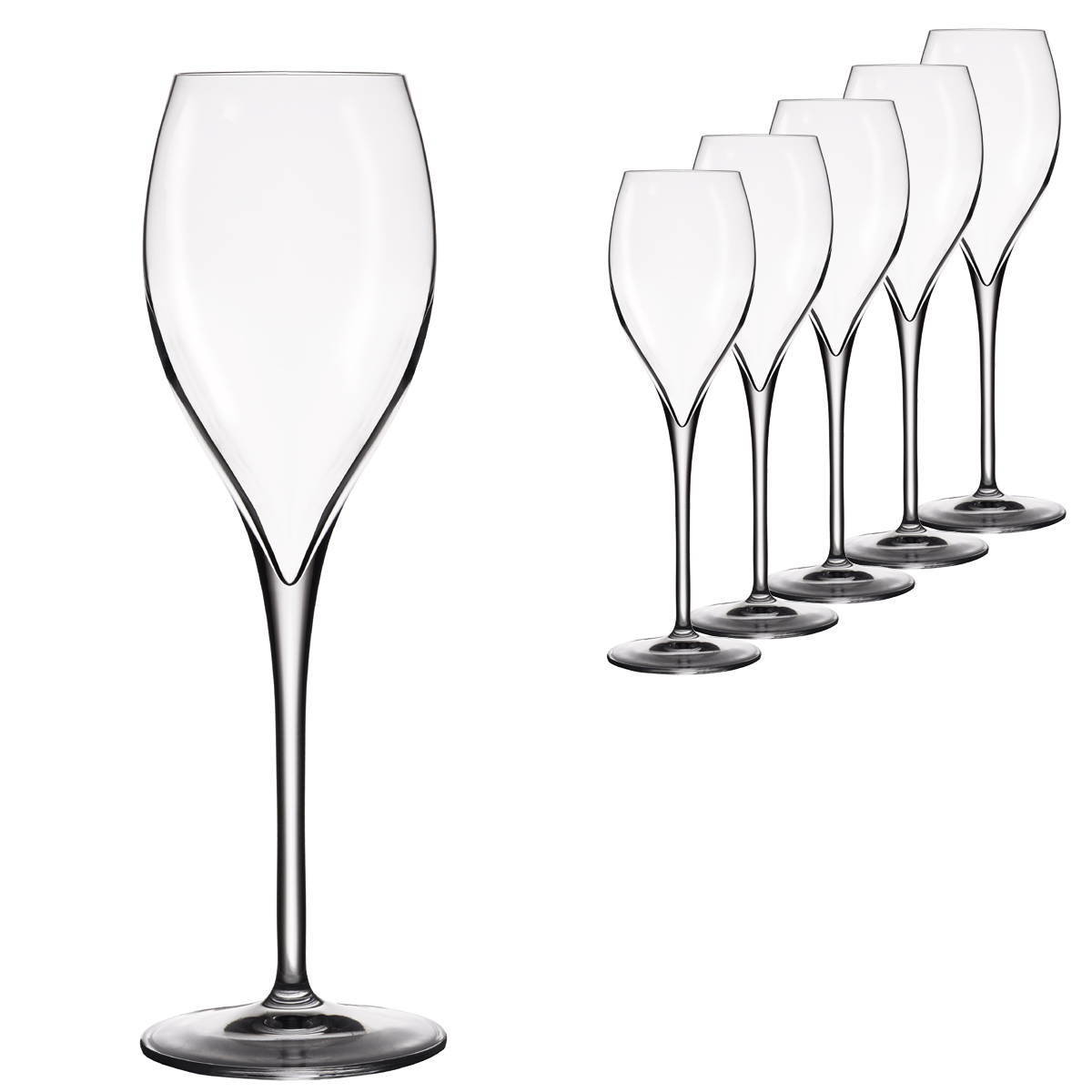 Lehmann Glass Opale Champagne / Sparkling Wine Glass 170ml - Set of 6