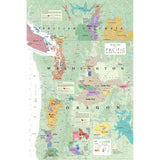 De Long’s Wine Map of the Pacific Northwest - Wine Regions