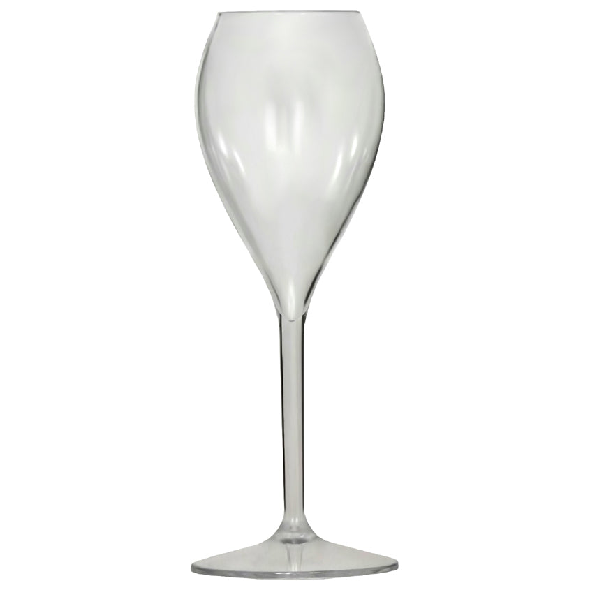 Polycarbonate Reusable Plastic Champagne Glass 260ml - Set of 6