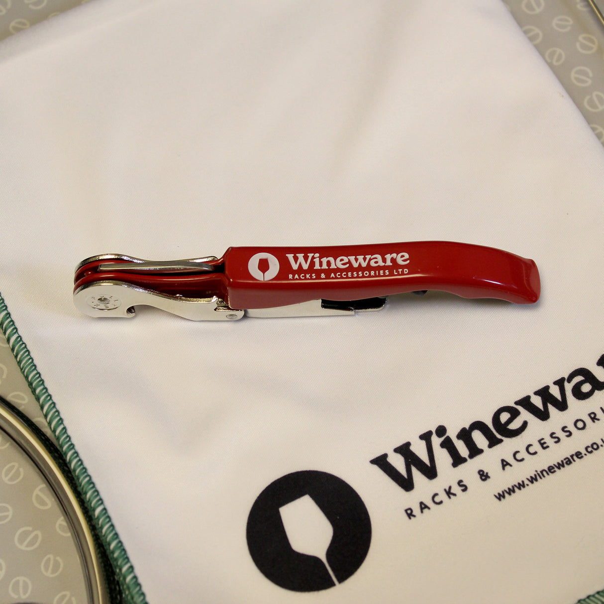 Pulltex Pulltap Wine Essentials Waiter’s Friend Double Lever Corkscrew - Wineware Red