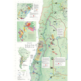 De Long’s Wine Map of South America - Wine Regions